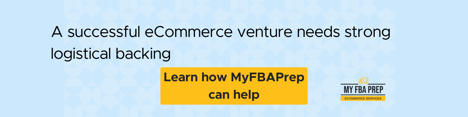 CTA banner - A successful eCommerce venture needs strong logistical backing