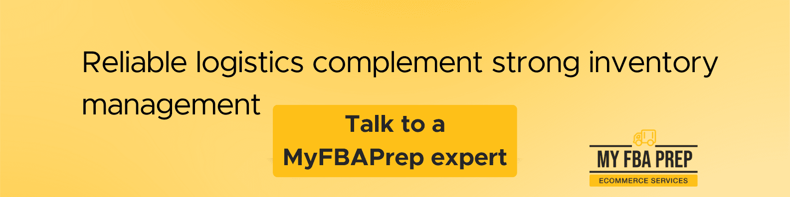 CTA banner - Reliable logistics complement strong inventory management