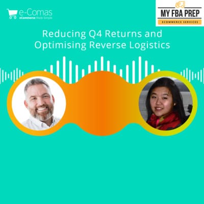 e-Comas podcast image featuring MyFBAPrep logo